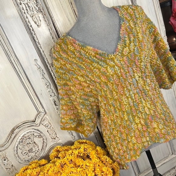 Maude Multicolor Knit Women's Top - Picture 2 of 9